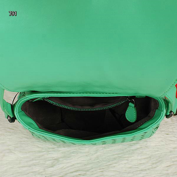 Bottega Veneta intrecciato nappa cross body bag BV13006 light green